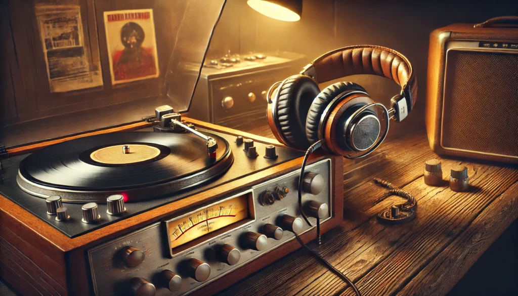 hifi retro headphones