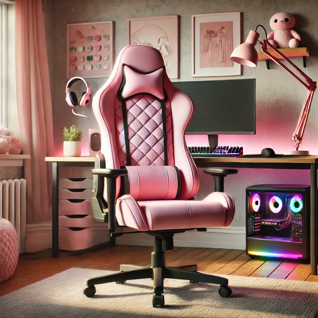 pink gaming chair