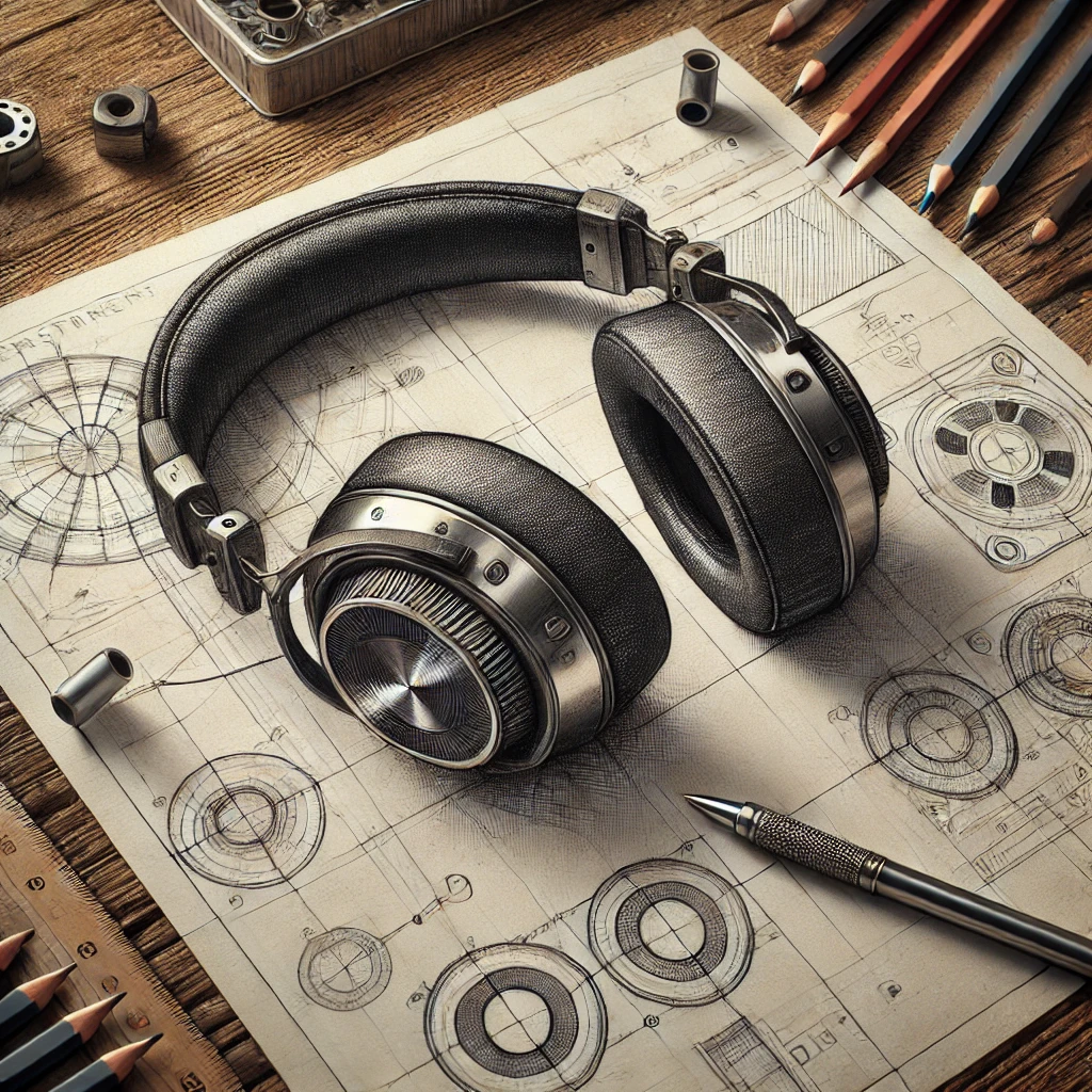 headphones drawing
