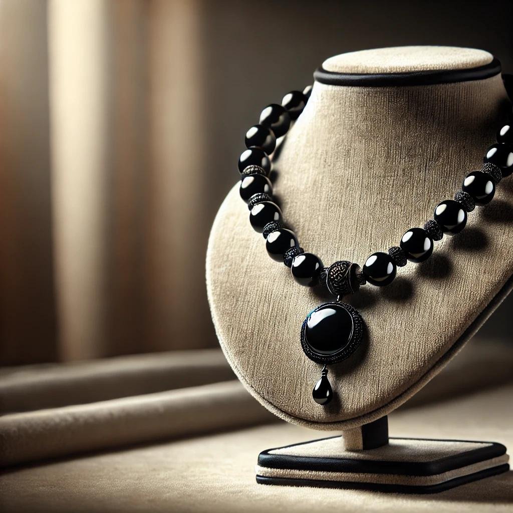 black necklace